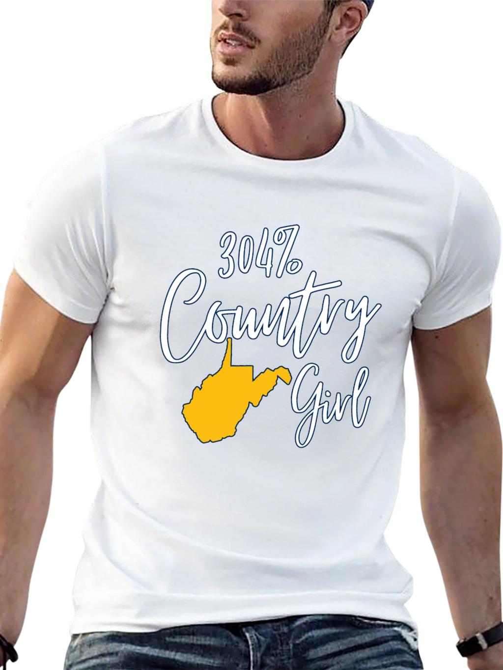 304 Country Girl T-Shirt - West Virginia Pride