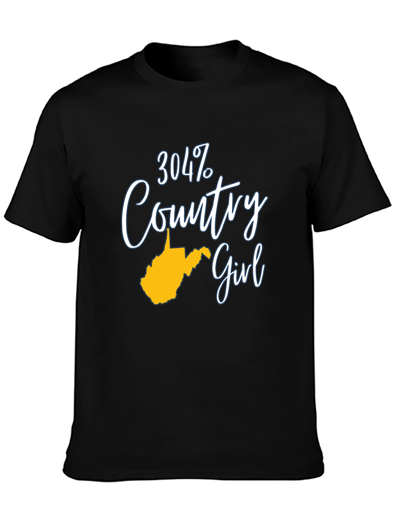 304 Country Girl T-Shirt - West Virginia Pride
