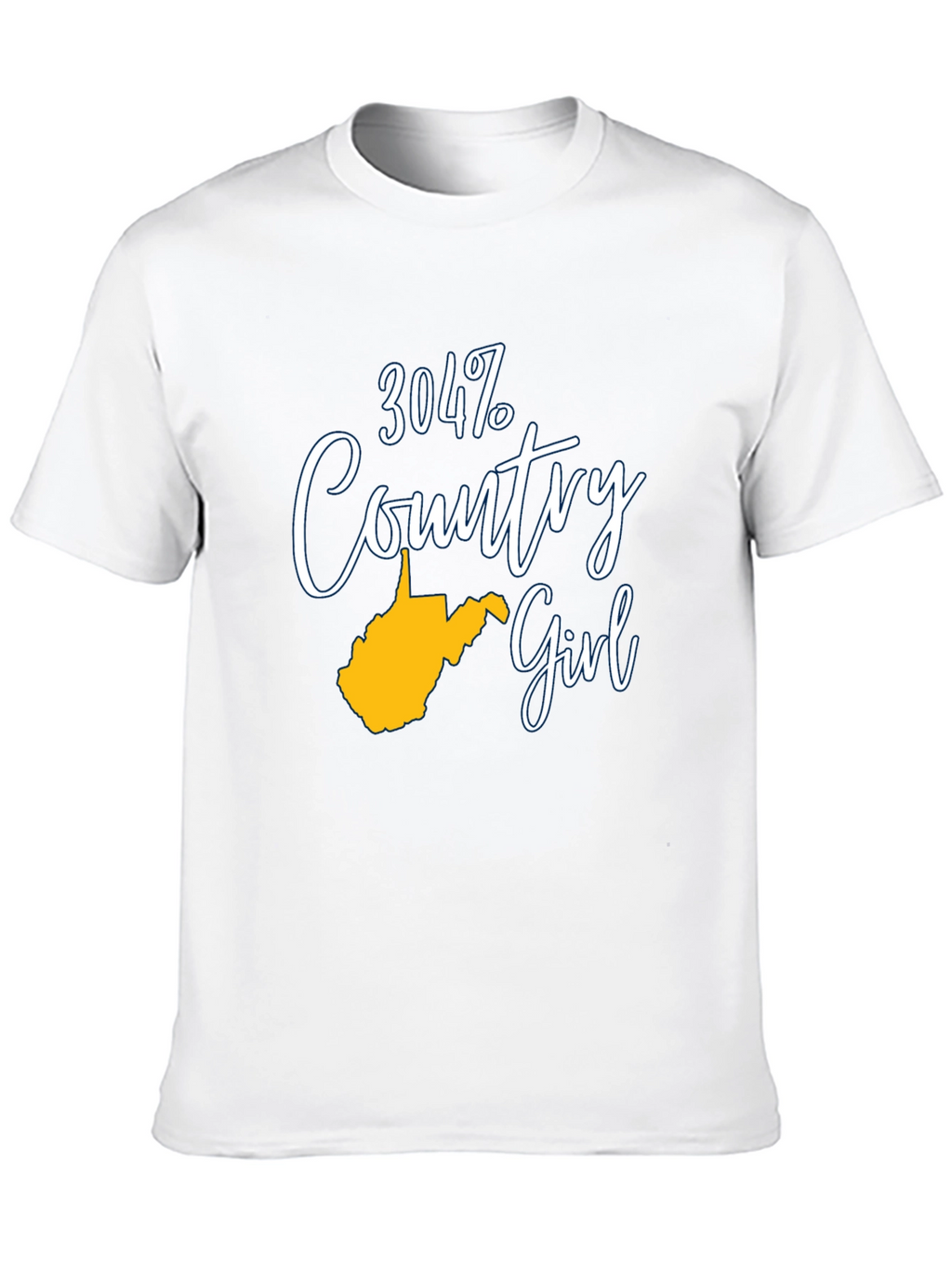 304 Country Girl T-Shirt - West Virginia Pride