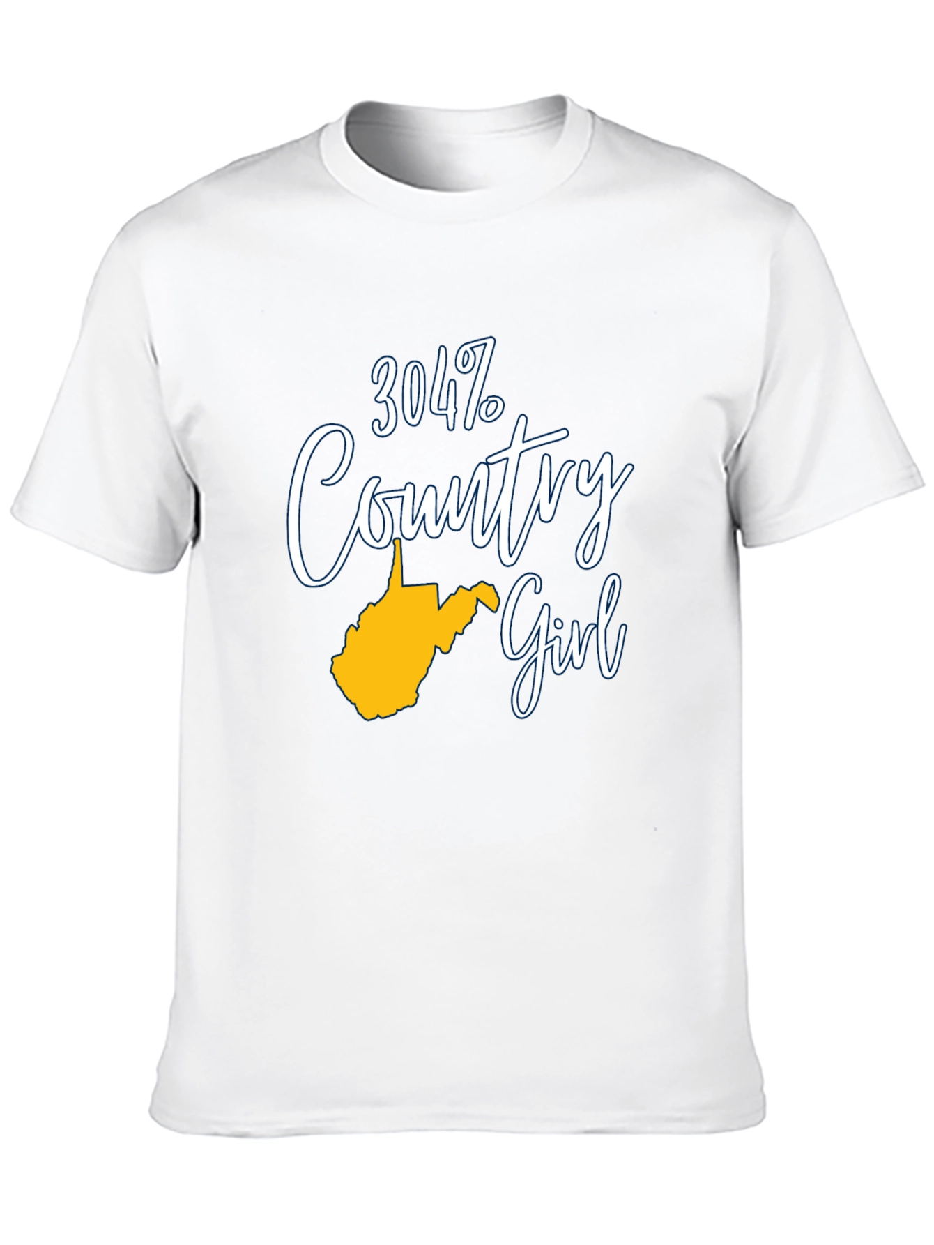 304 Country Girl T-Shirt - West Virginia Pride
