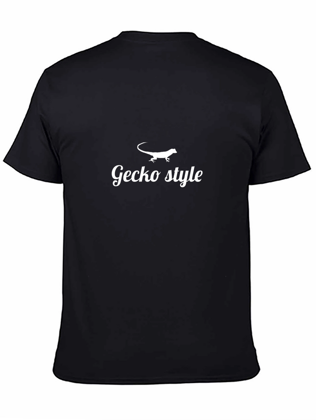Gecko Style Black T-Shirt