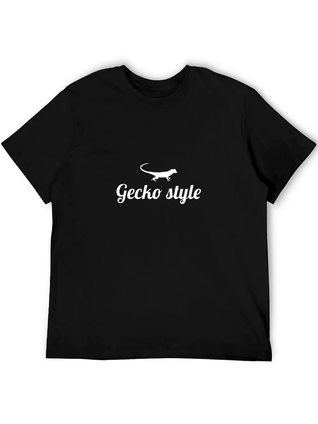 Gecko Style Black T-Shirt