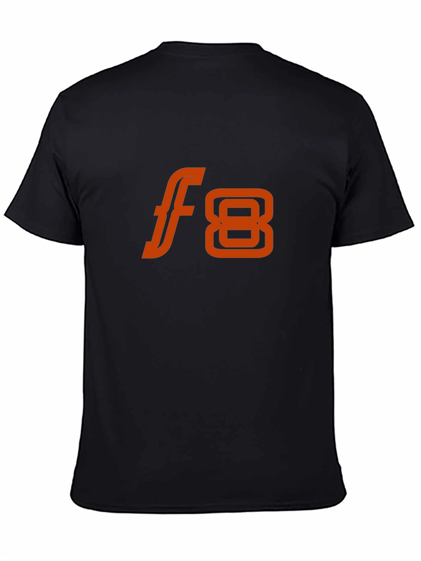 F8 Graphic Tee - Stylish Black Cotton Blend T-Shirt