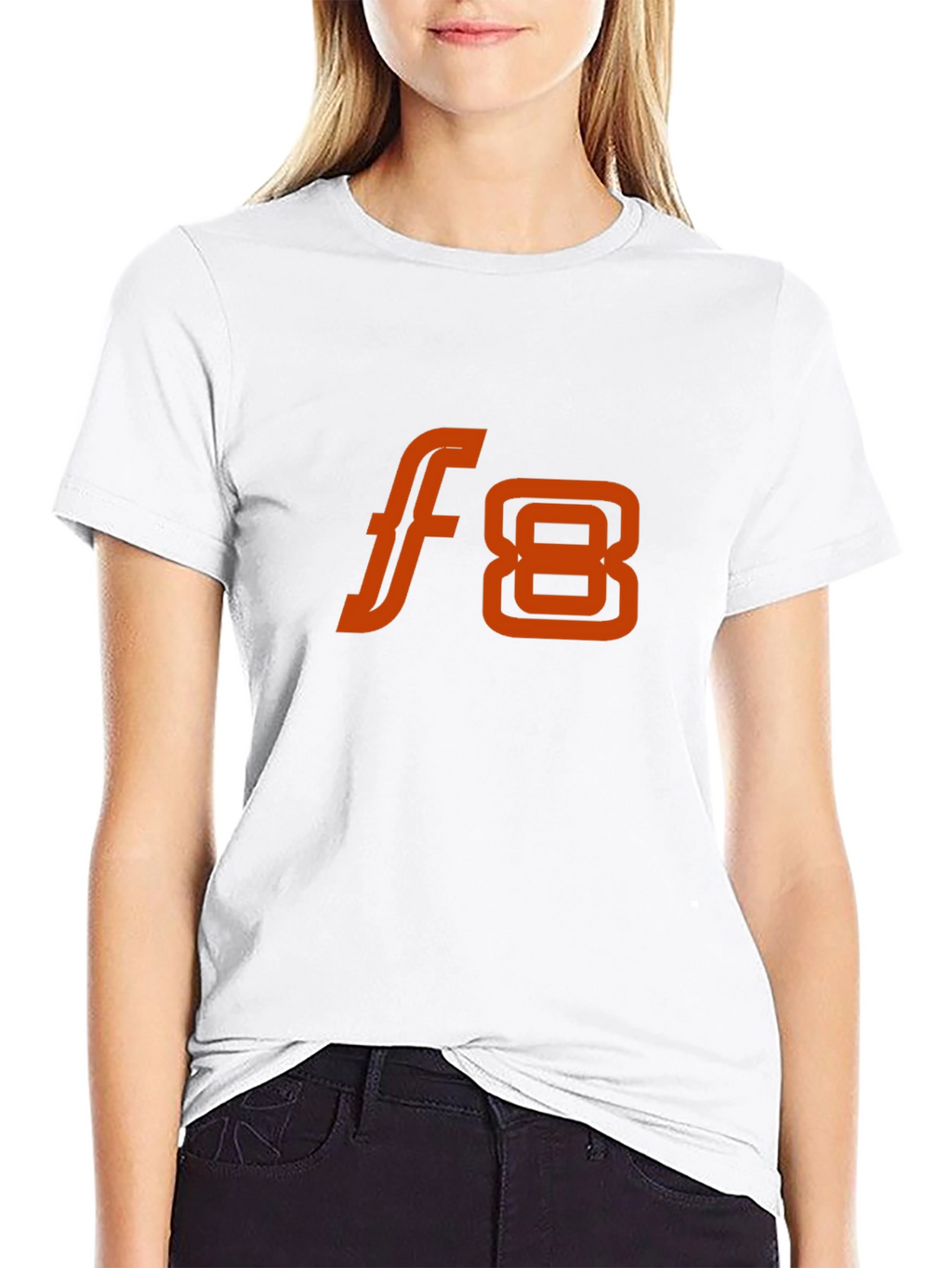 F8 Graphic Tee - Stylish Black Cotton Blend T-Shirt