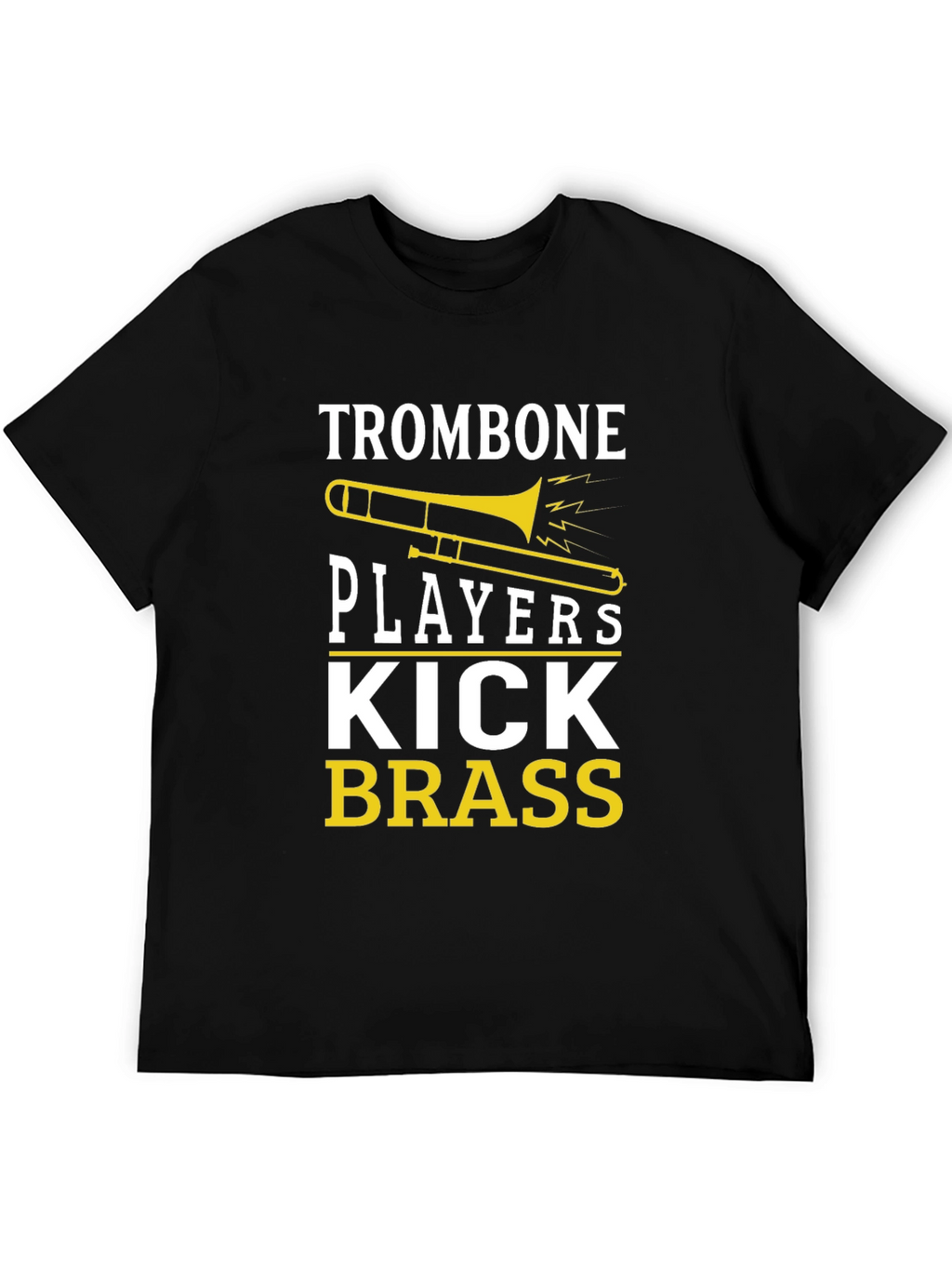 Trombone Players Kick Brass Graphic T-Shirt