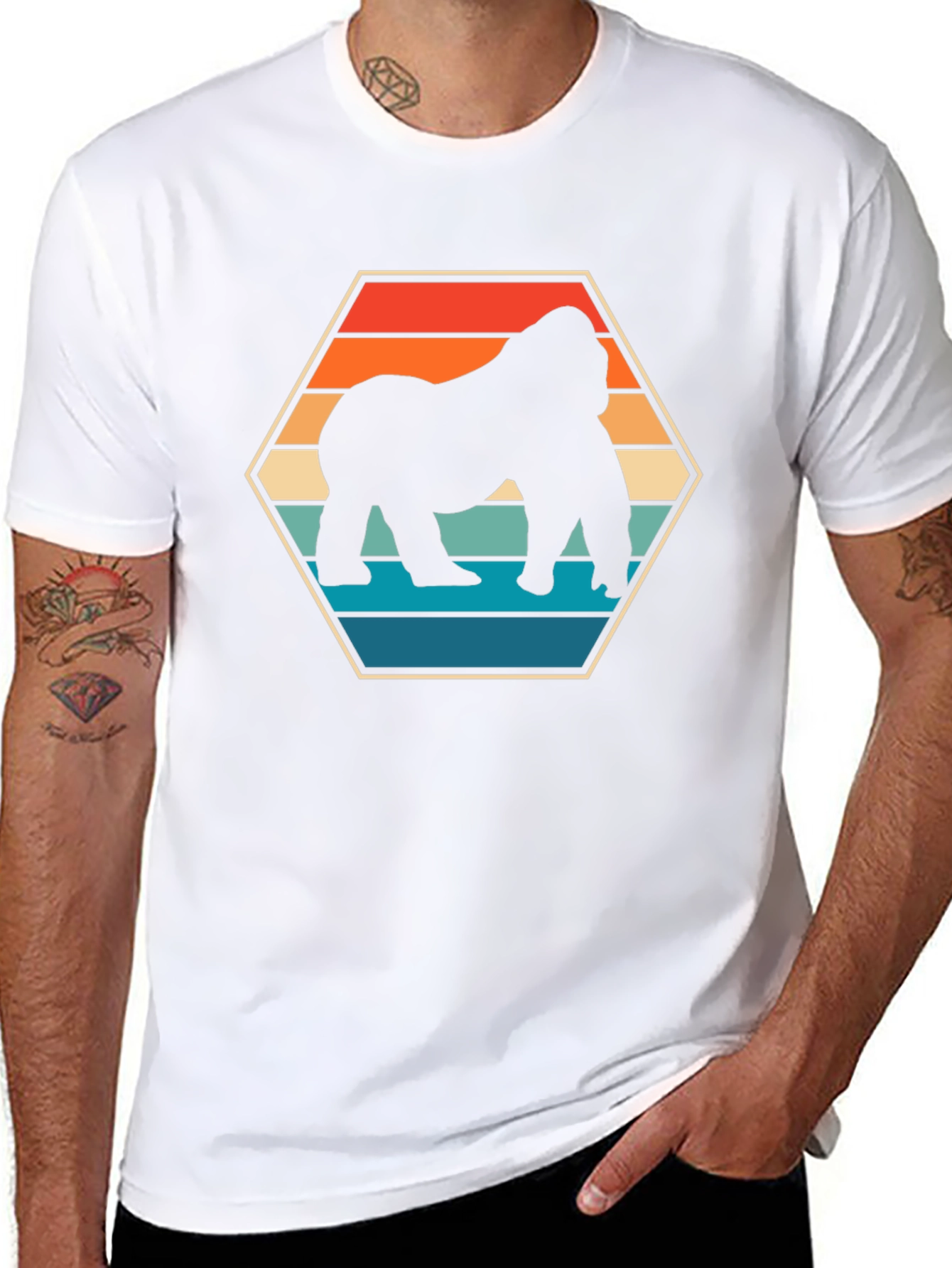 Retro Gorilla T-Shirt - Vintage Style Tee