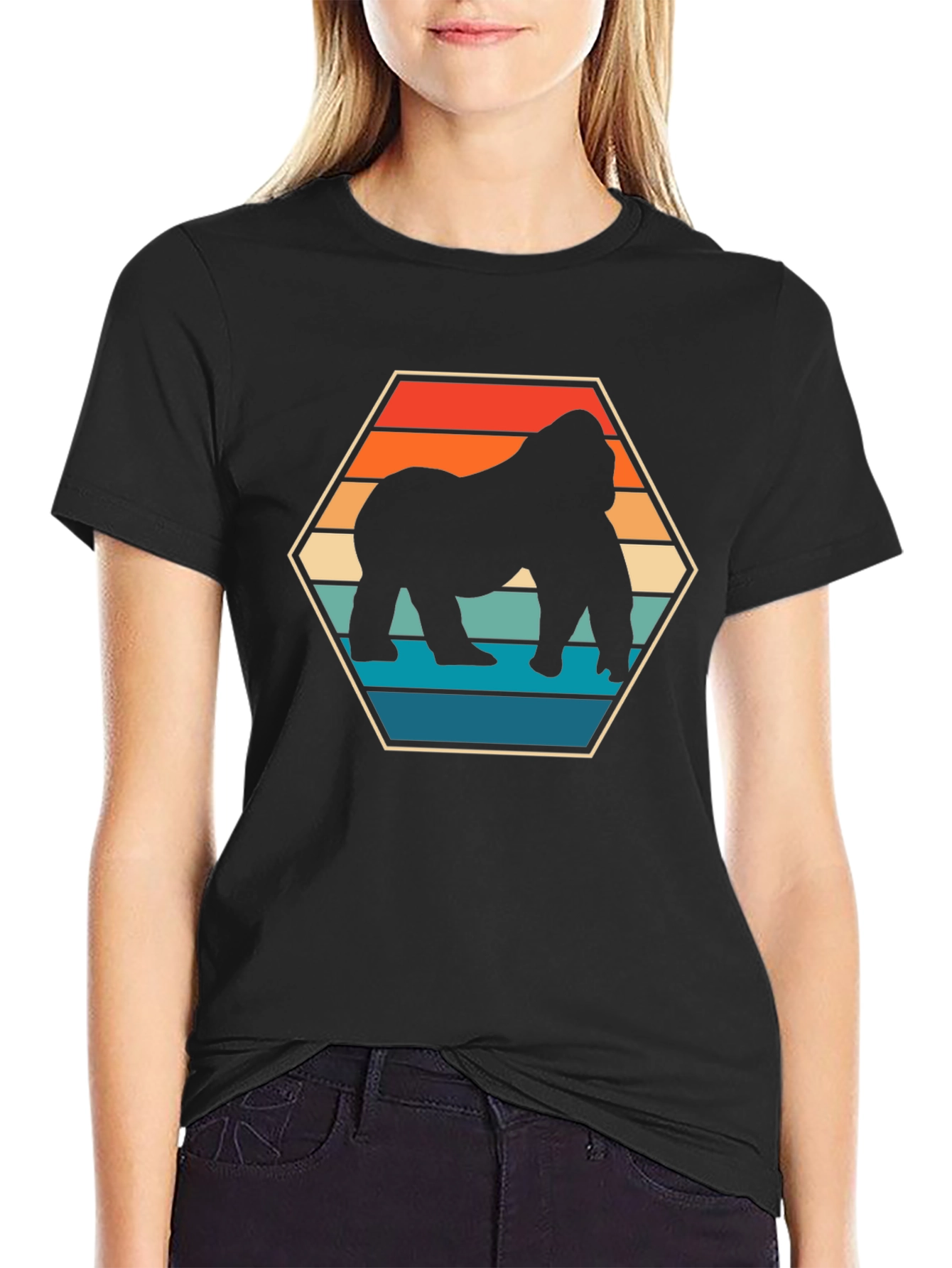 Retro Gorilla T-Shirt - Vintage Style Tee