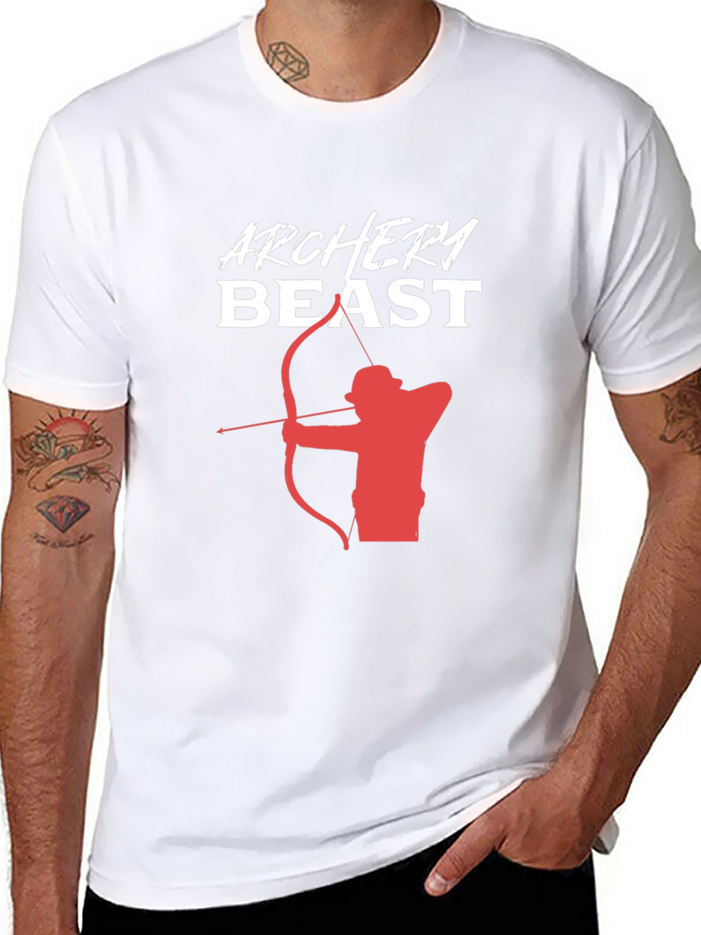 Archery Beast Graphic Tee | Mens Black T-Shirt