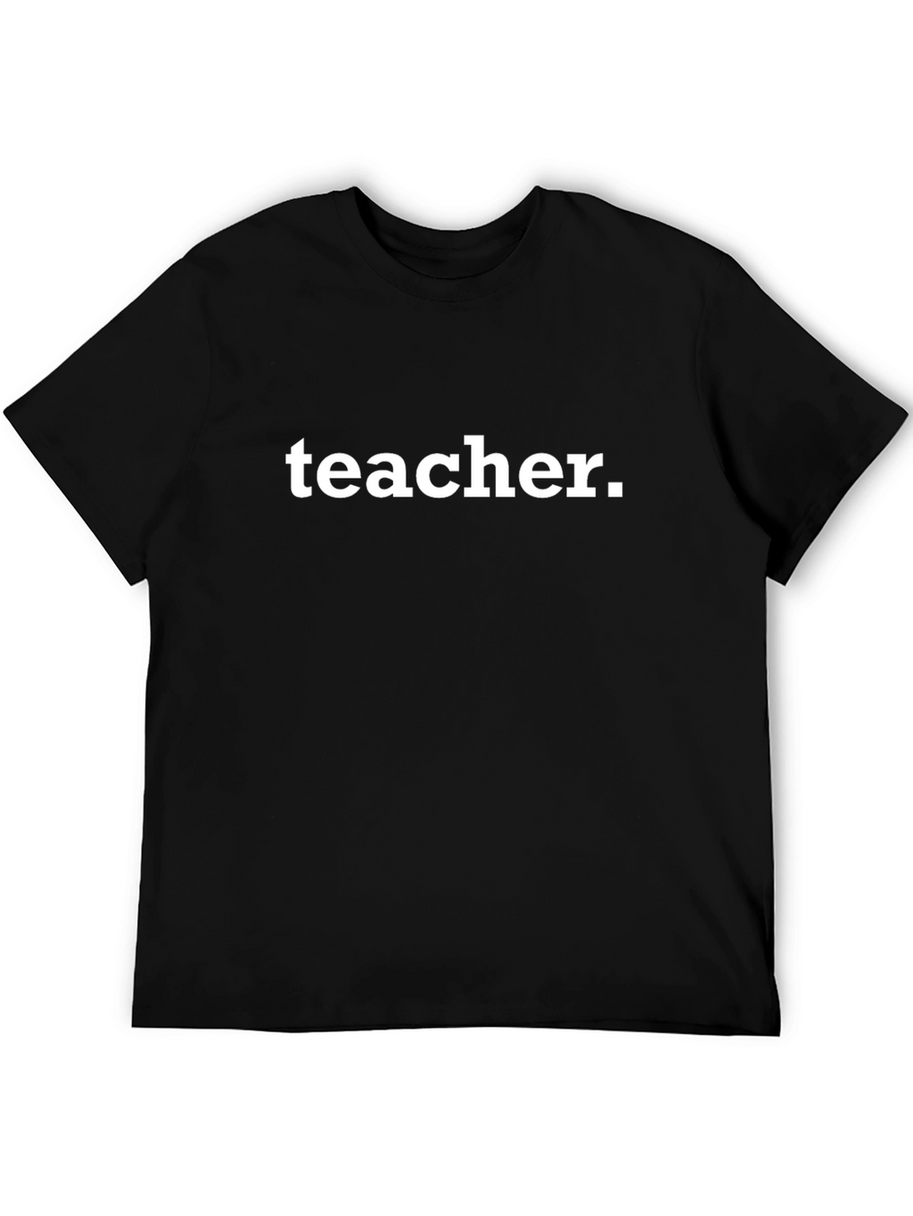 Teacher Graphic Tee - Black Cotton T-Shirt