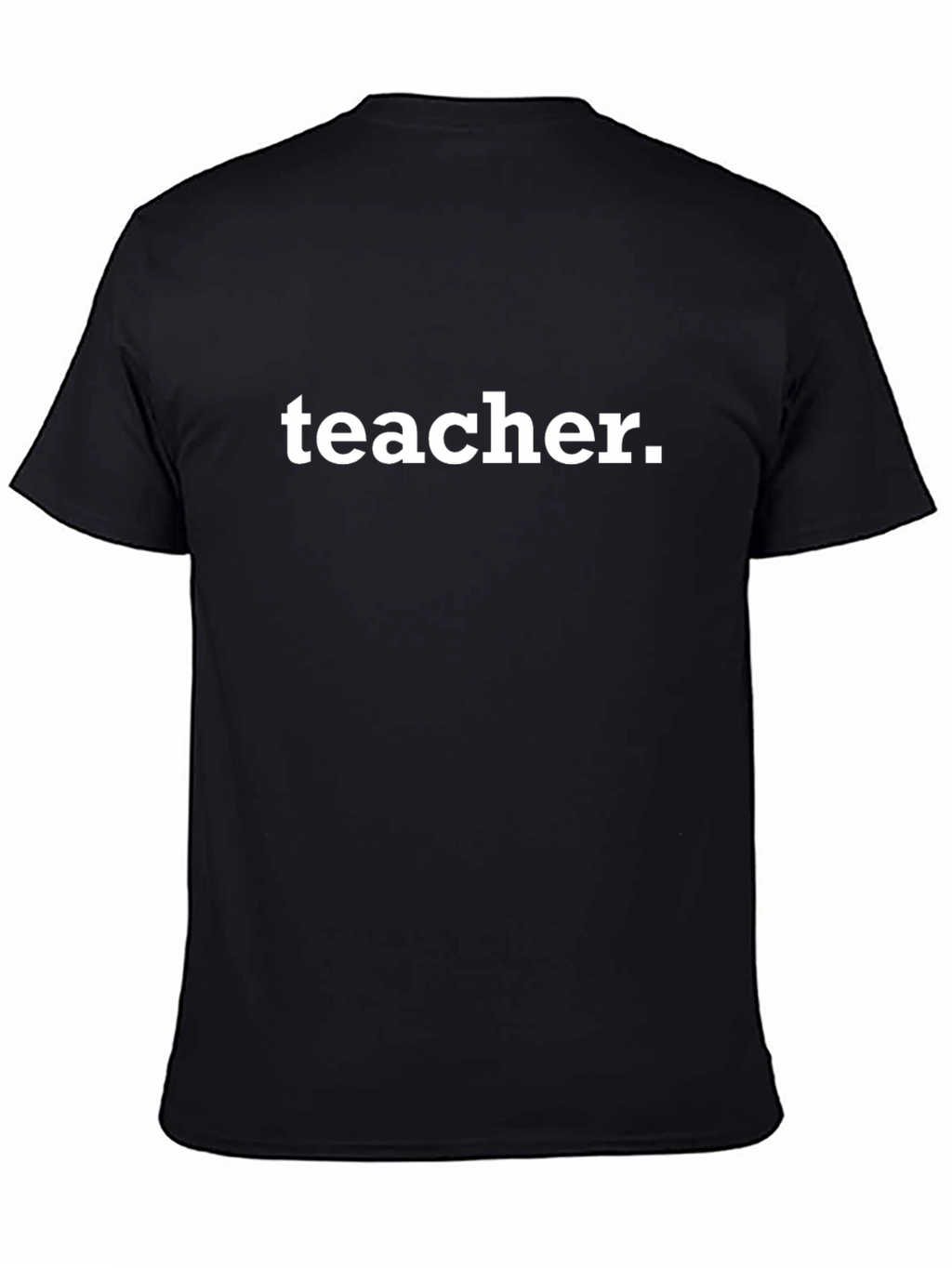 Teacher Graphic Tee - Black Cotton T-Shirt