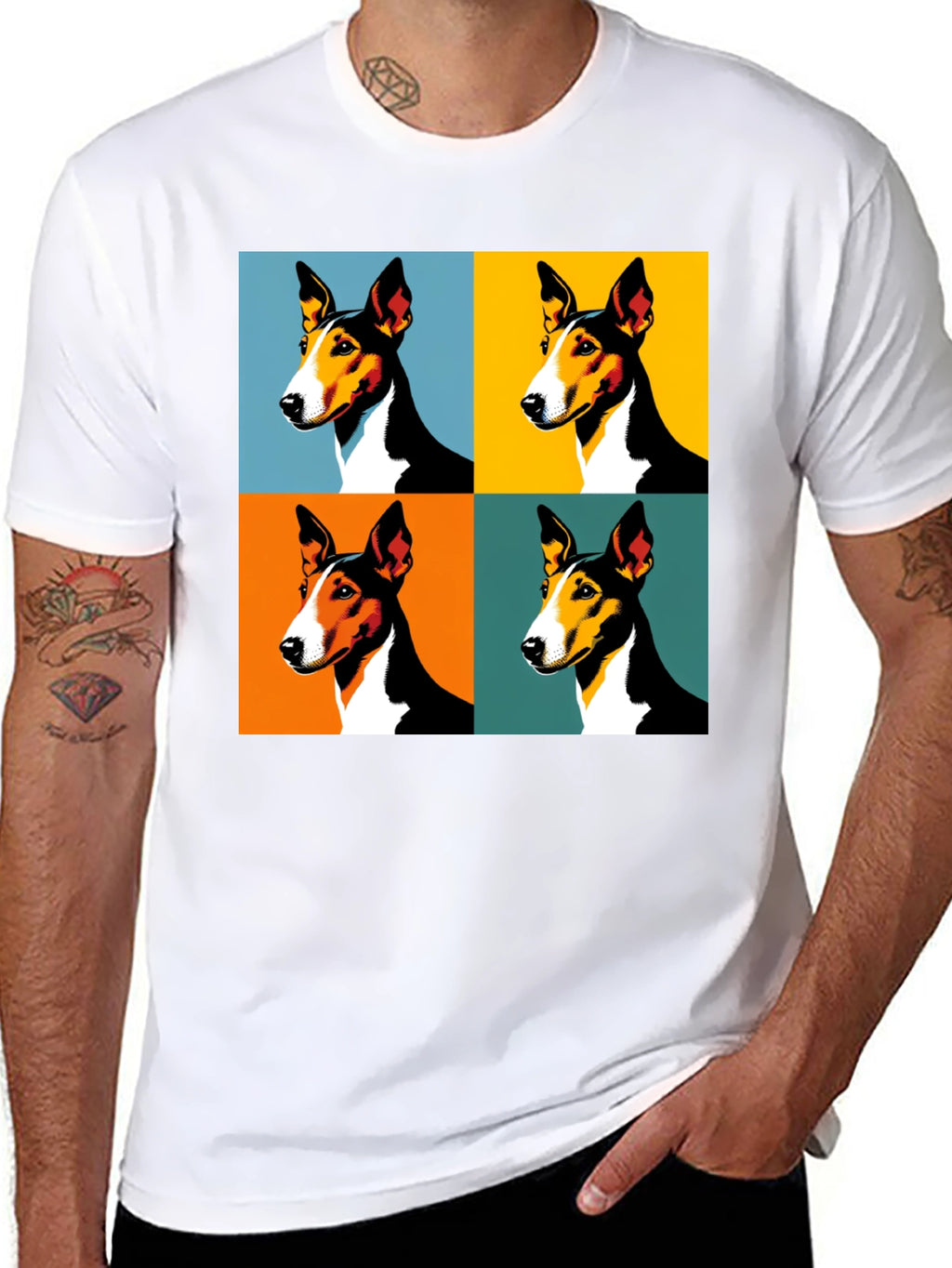 Pop Art Dog Portrait T-Shirt