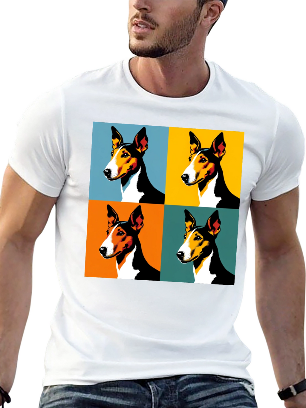 Pop Art Dog Portrait T-Shirt