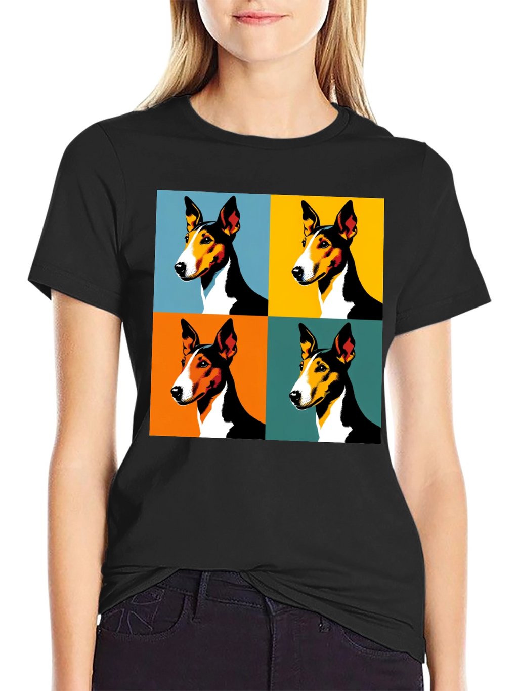 Pop Art Dog Portrait T-Shirt