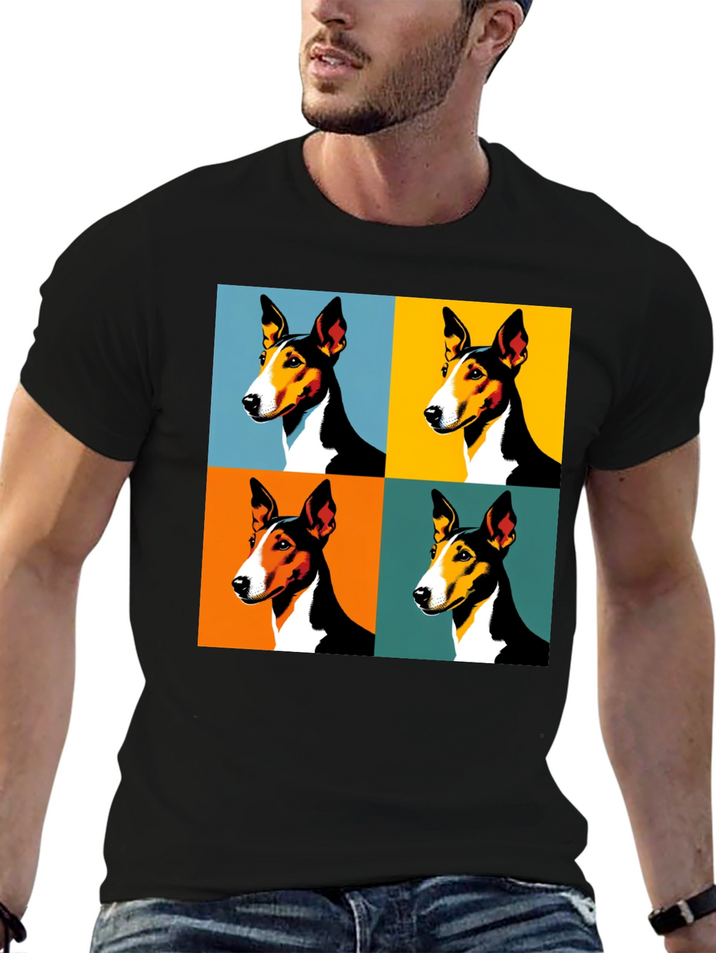 Pop Art Dog Portrait T-Shirt