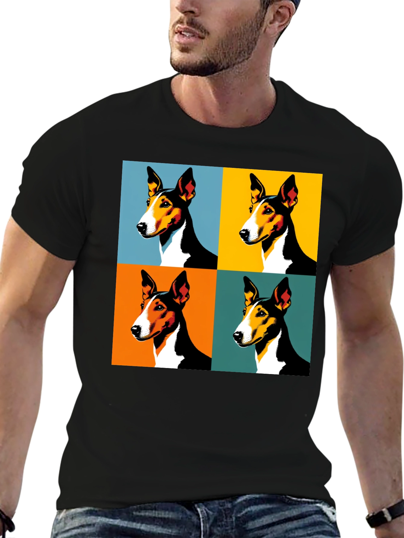 Pop Art Dog Portrait T-Shirt