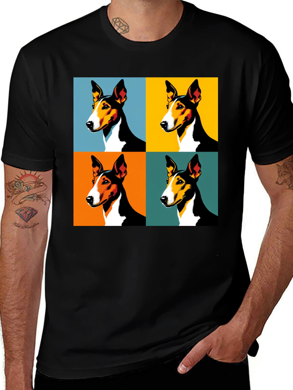 Pop Art Dog Portrait T-Shirt