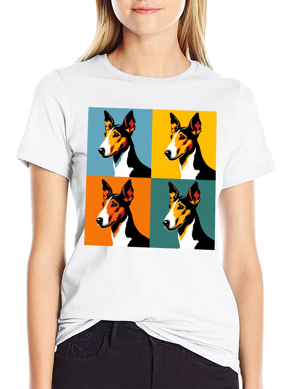 Pop Art Dog Portrait T-Shirt
