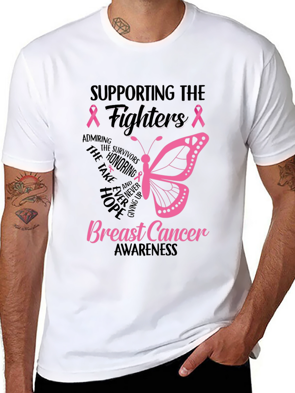 Breast Cancer Awareness Support T-Shirt