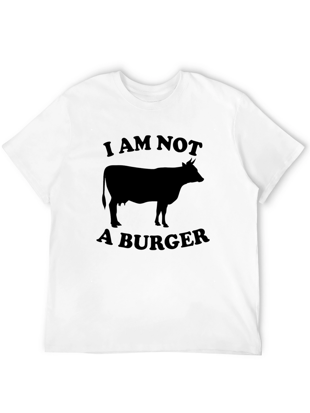 Funny Vegan T-Shirt: I Am Not A Burger