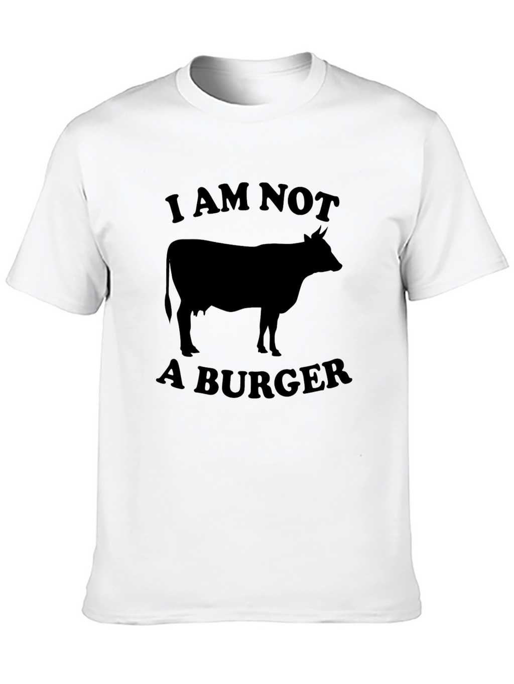Funny Vegan T-Shirt: I Am Not A Burger