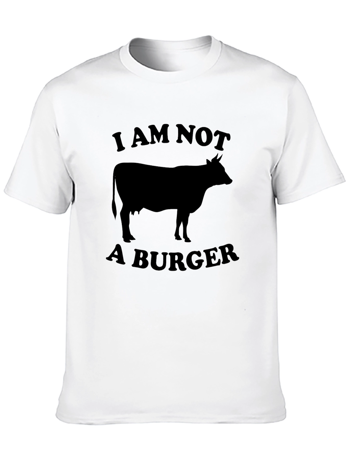 Funny Vegan T-Shirt: I Am Not A Burger