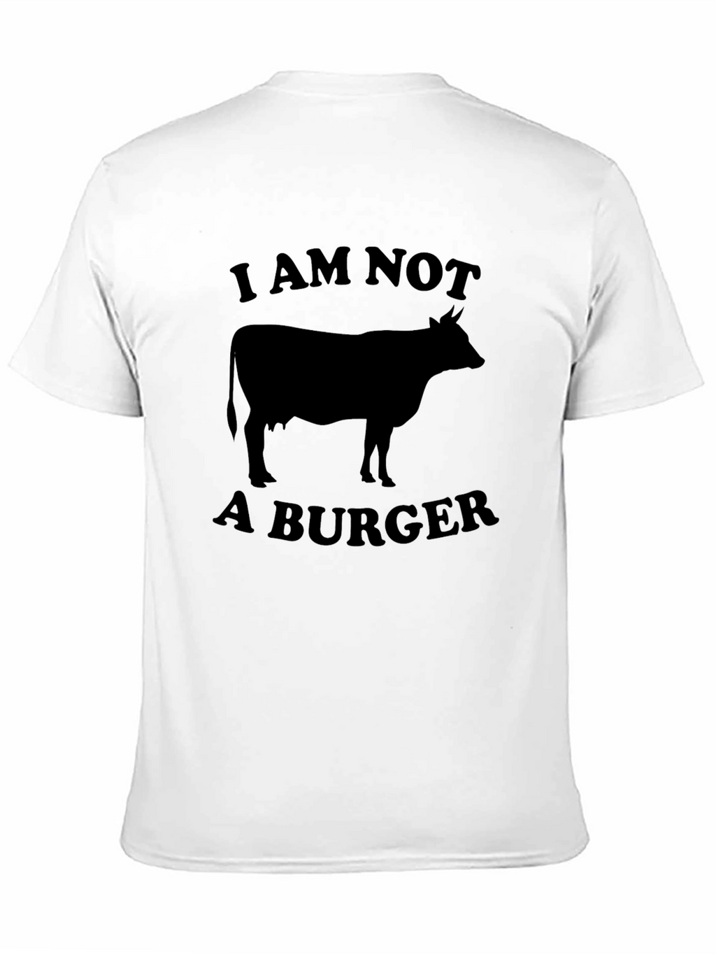 Funny Vegan T-Shirt: I Am Not A Burger