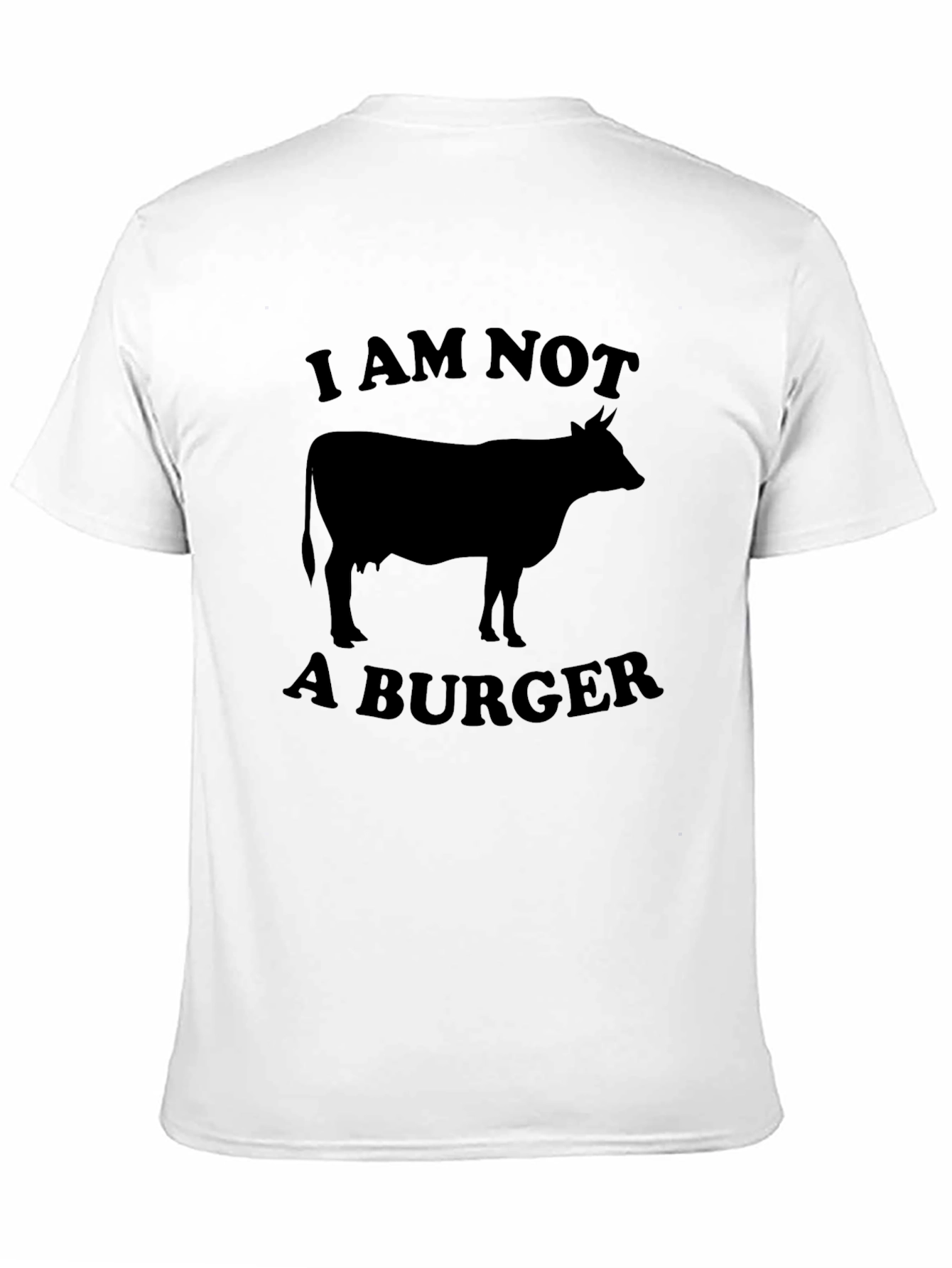 Funny Vegan T-Shirt: I Am Not A Burger