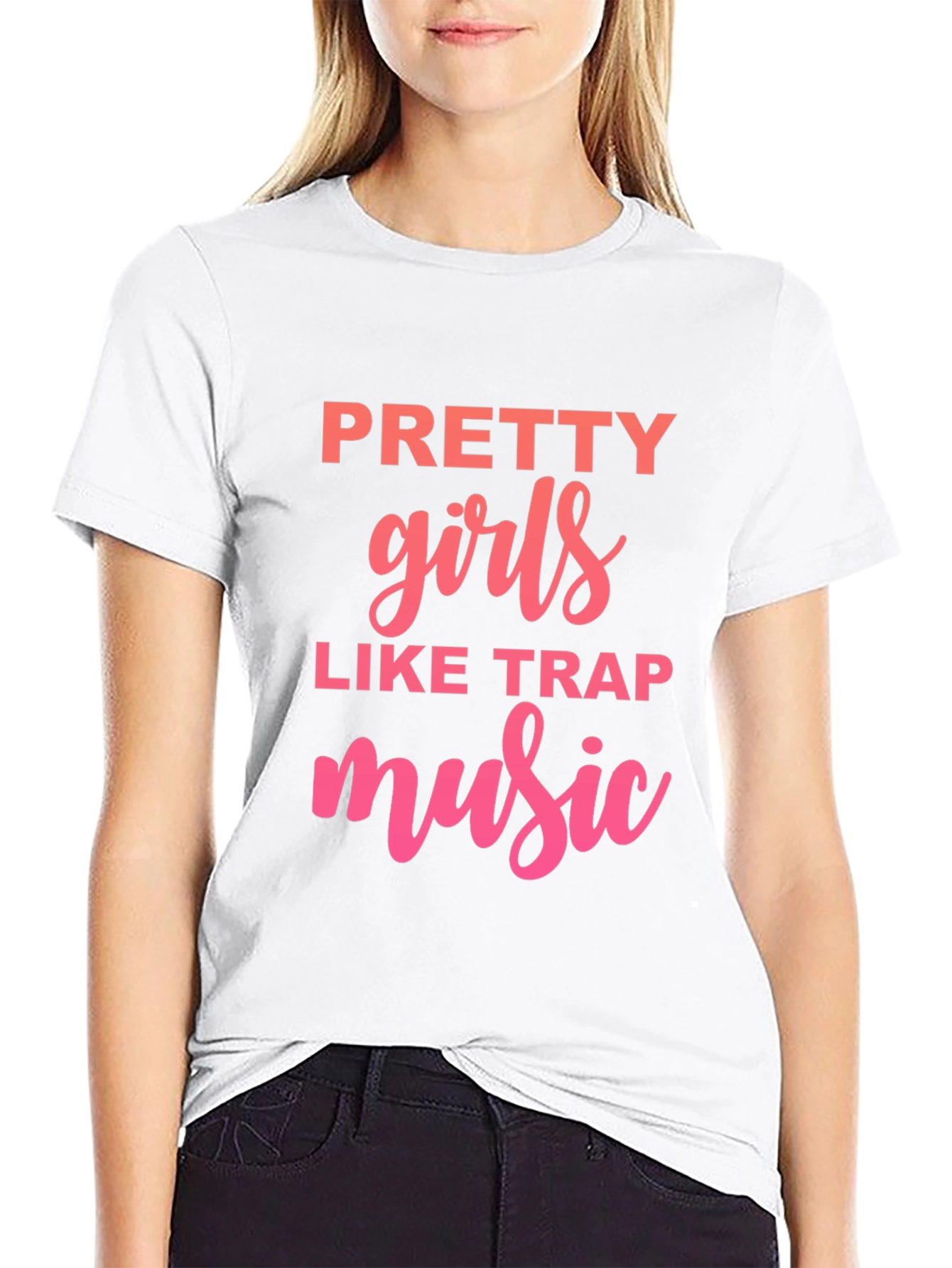 Pretty Girls Like Trap Music Graphic Tee