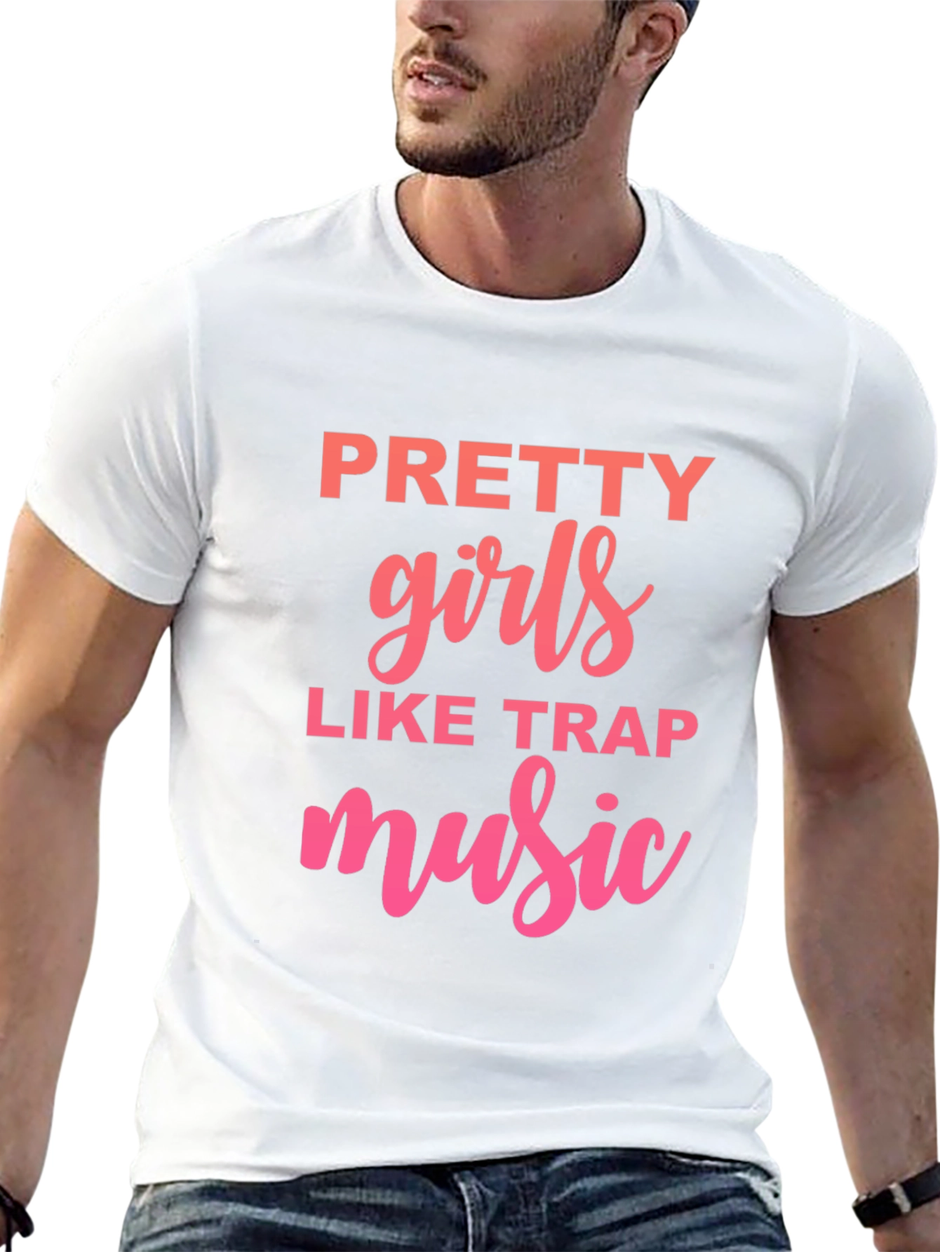 Pretty Girls Like Trap Music Graphic Tee