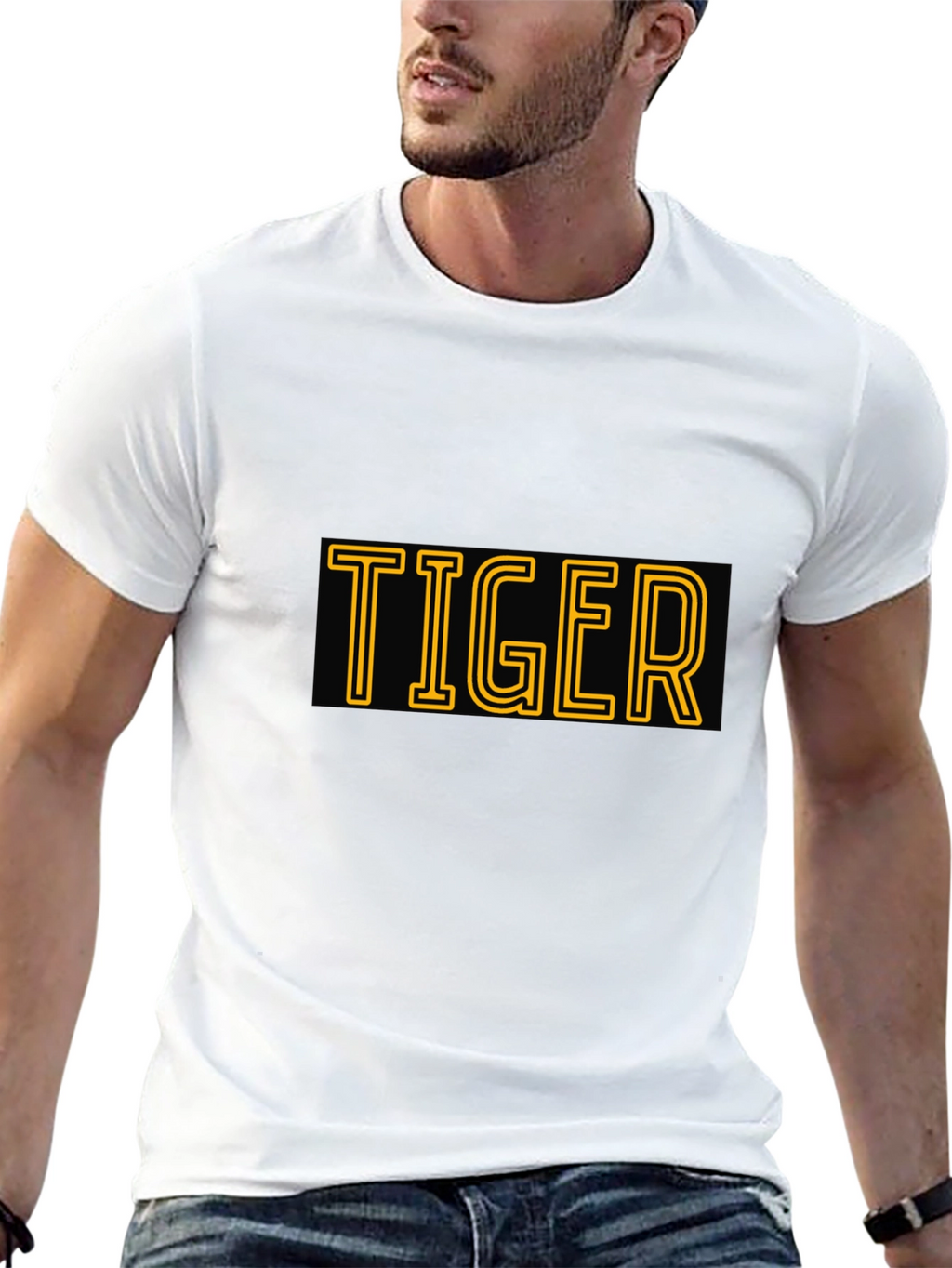 Tiger Graphic Tee - Bold Style Black T-Shirt