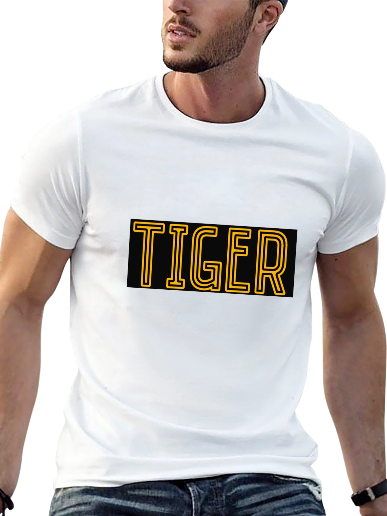 Tiger Graphic Tee - Bold Style Black T-Shirt