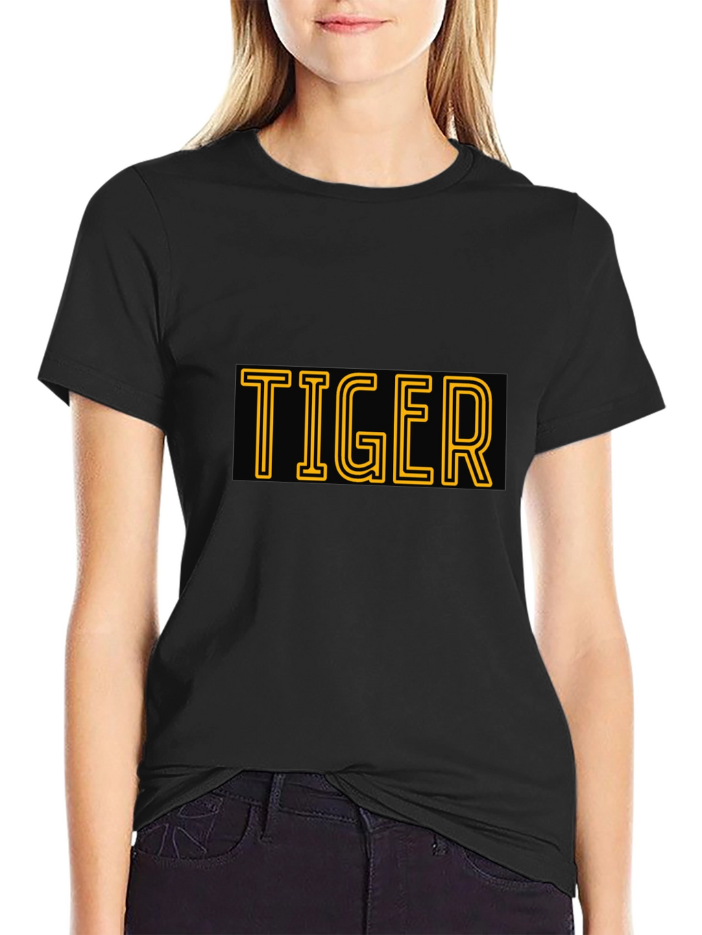 Tiger Graphic Tee - Bold Style Black T-Shirt