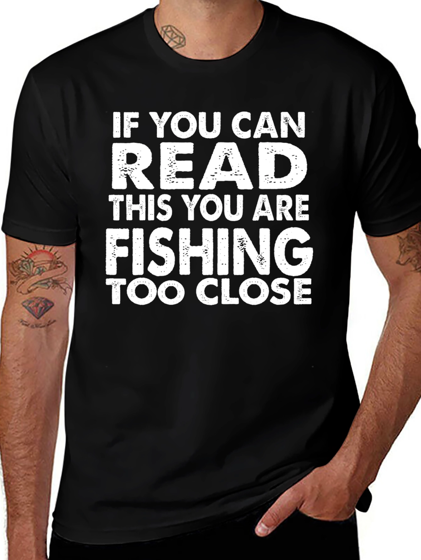 Funny Fishing T-Shirt: If You Can Read This!