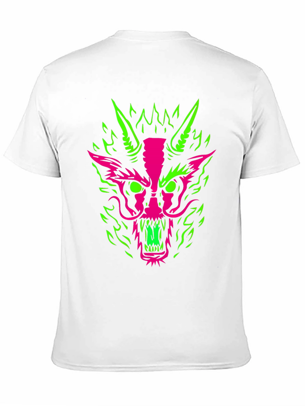 Neon Dragon Graphic Tee - Bold & Edgy Style