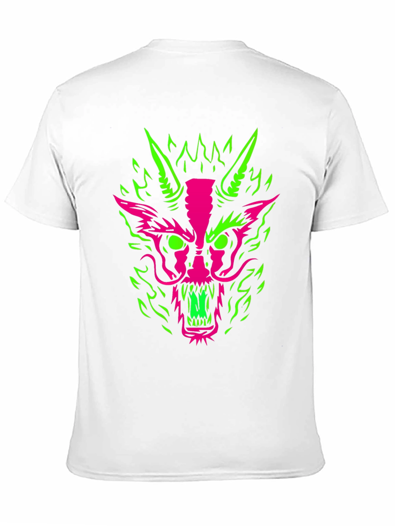 Neon Dragon Graphic Tee - Bold & Edgy Style