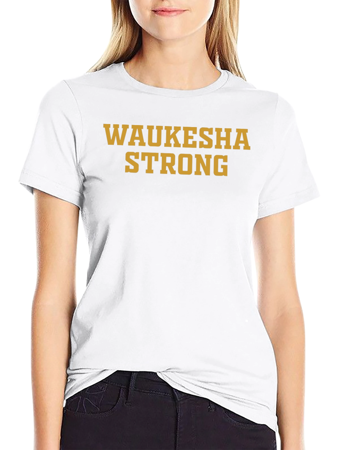 Waukesha Strong Graphic Tee - Black Short Sleeve T-Shirt