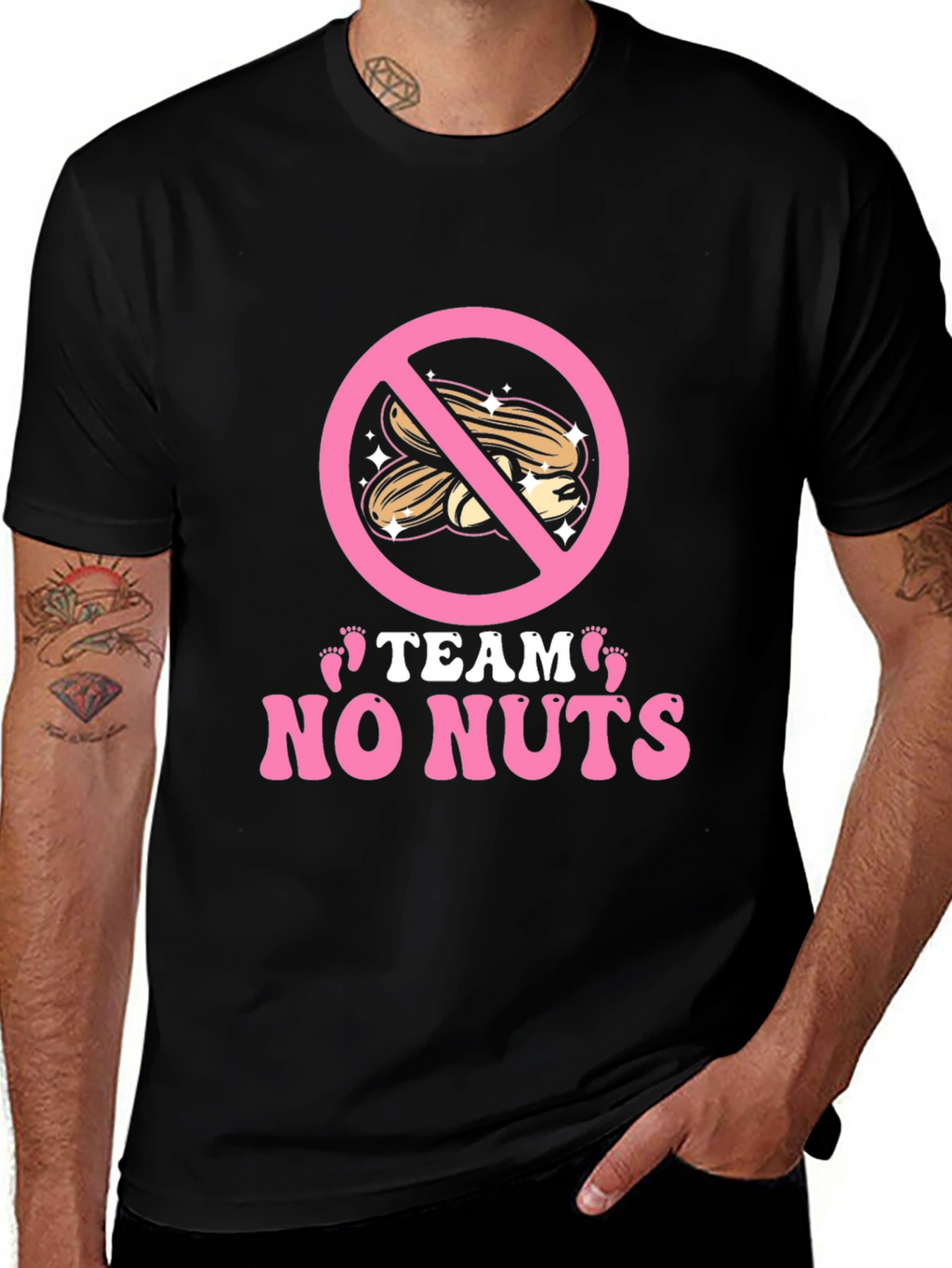Team No Nuts Gender Reveal T-Shirt