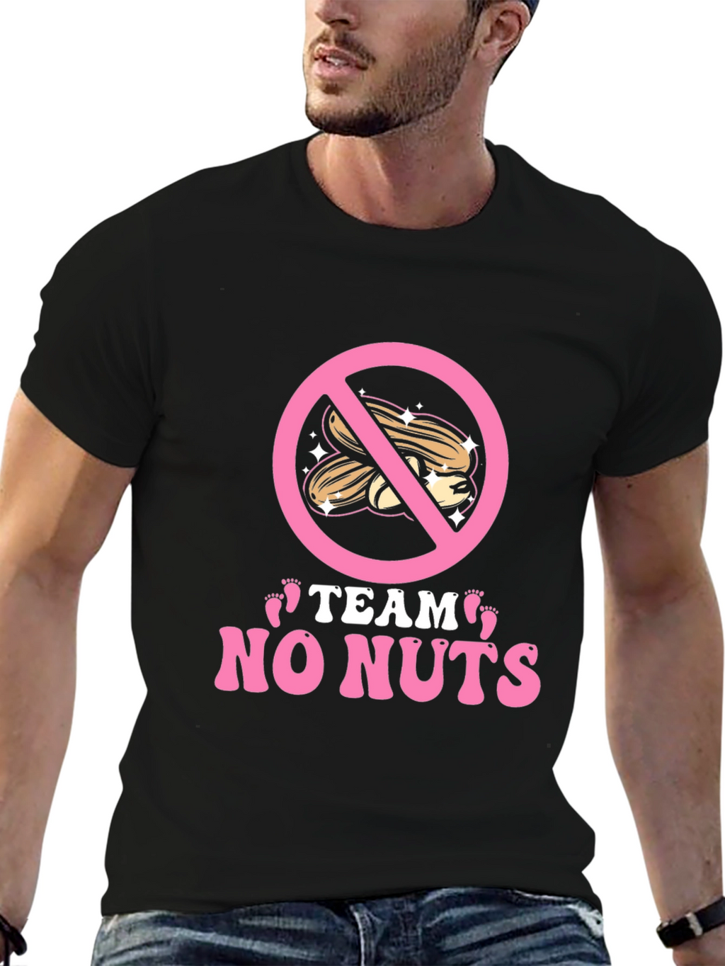 Team No Nuts Gender Reveal T-Shirt