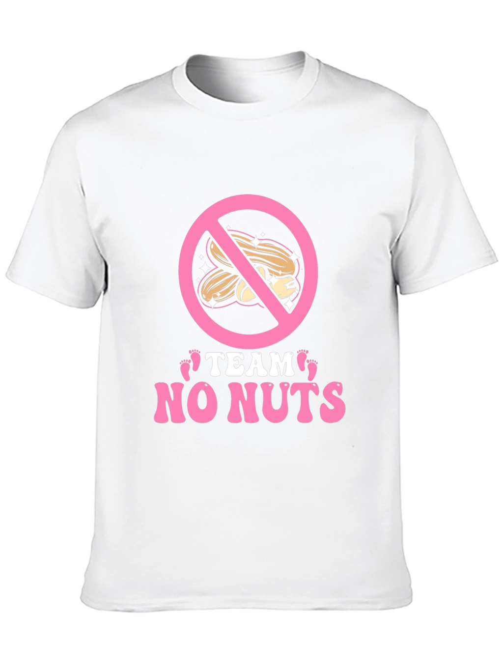 Team No Nuts Gender Reveal T-Shirt