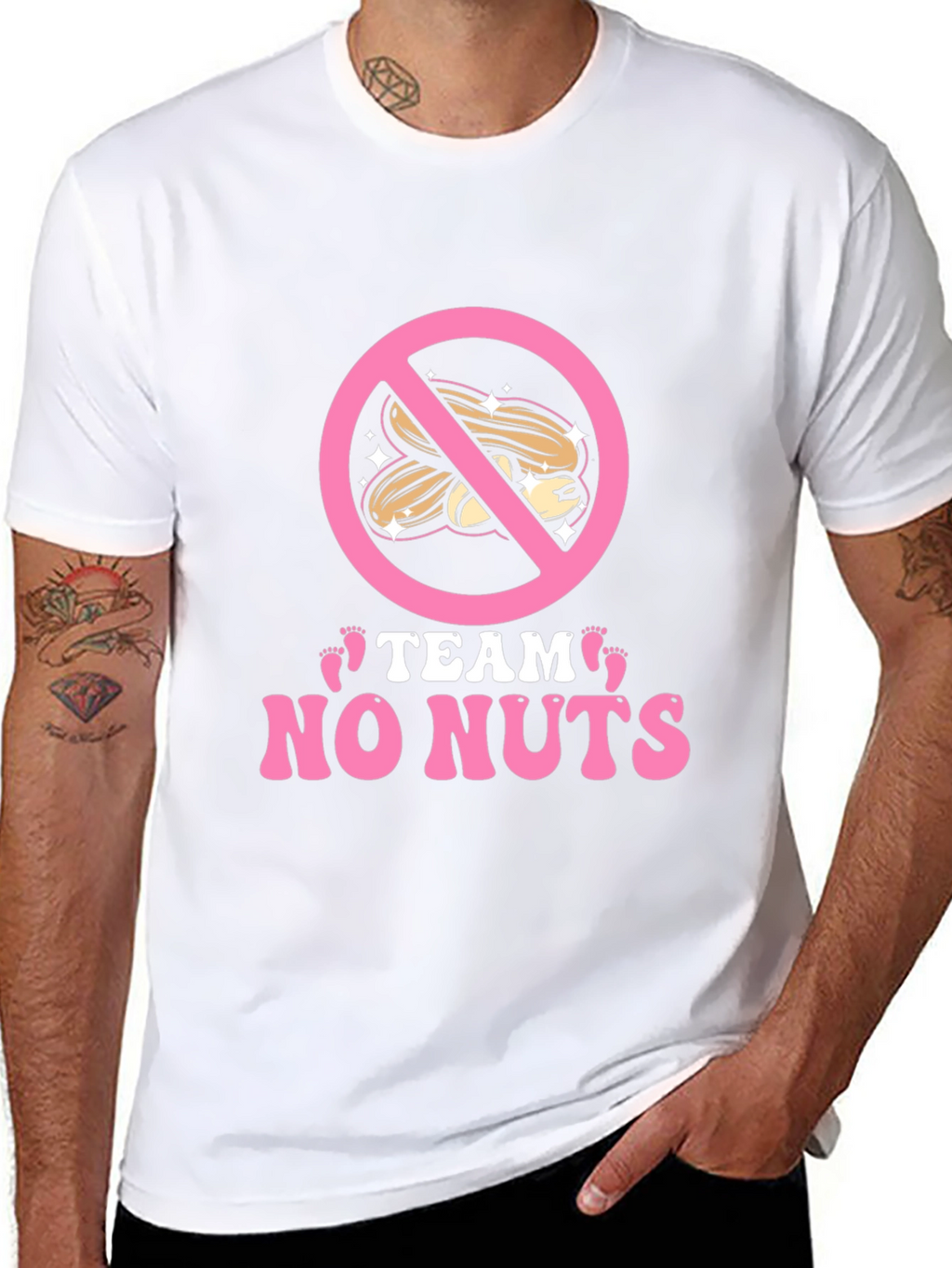 Team No Nuts Gender Reveal T-Shirt