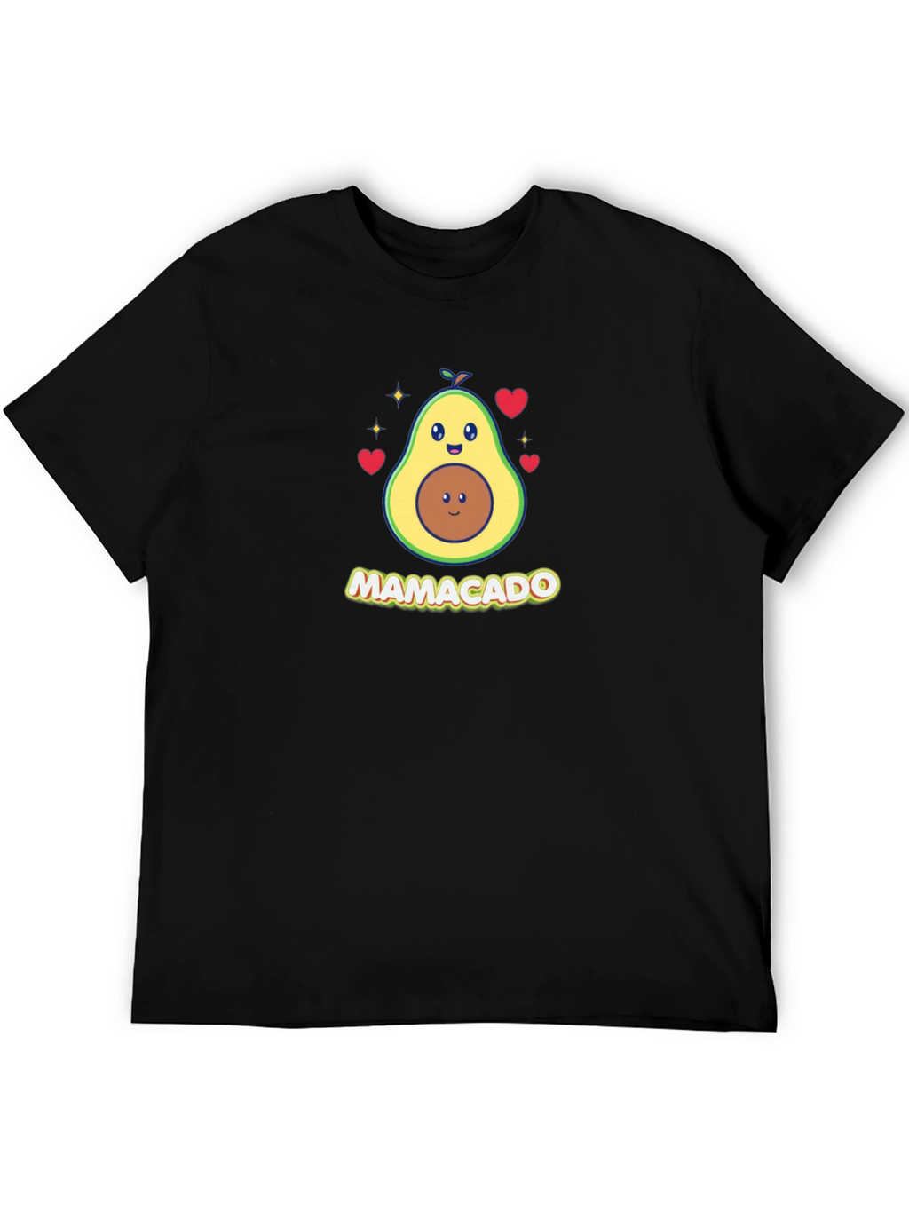 Mamacado Cute Avocado Mom Graphic T-Shirt