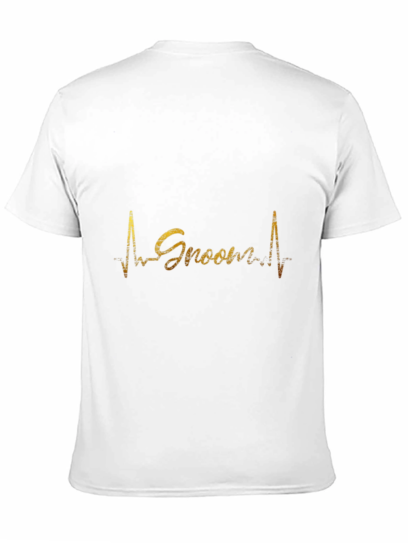 Groom Heartbeat Black T-Shirt - Wedding Celebration
