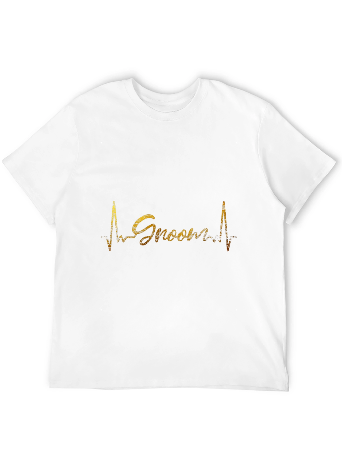 Groom Heartbeat Black T-Shirt - Wedding Celebration