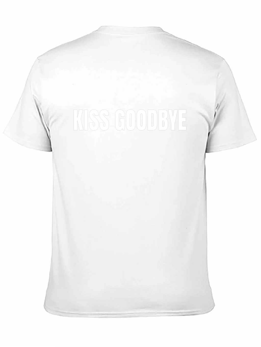 Kiss Goodbye Black Cotton Tee