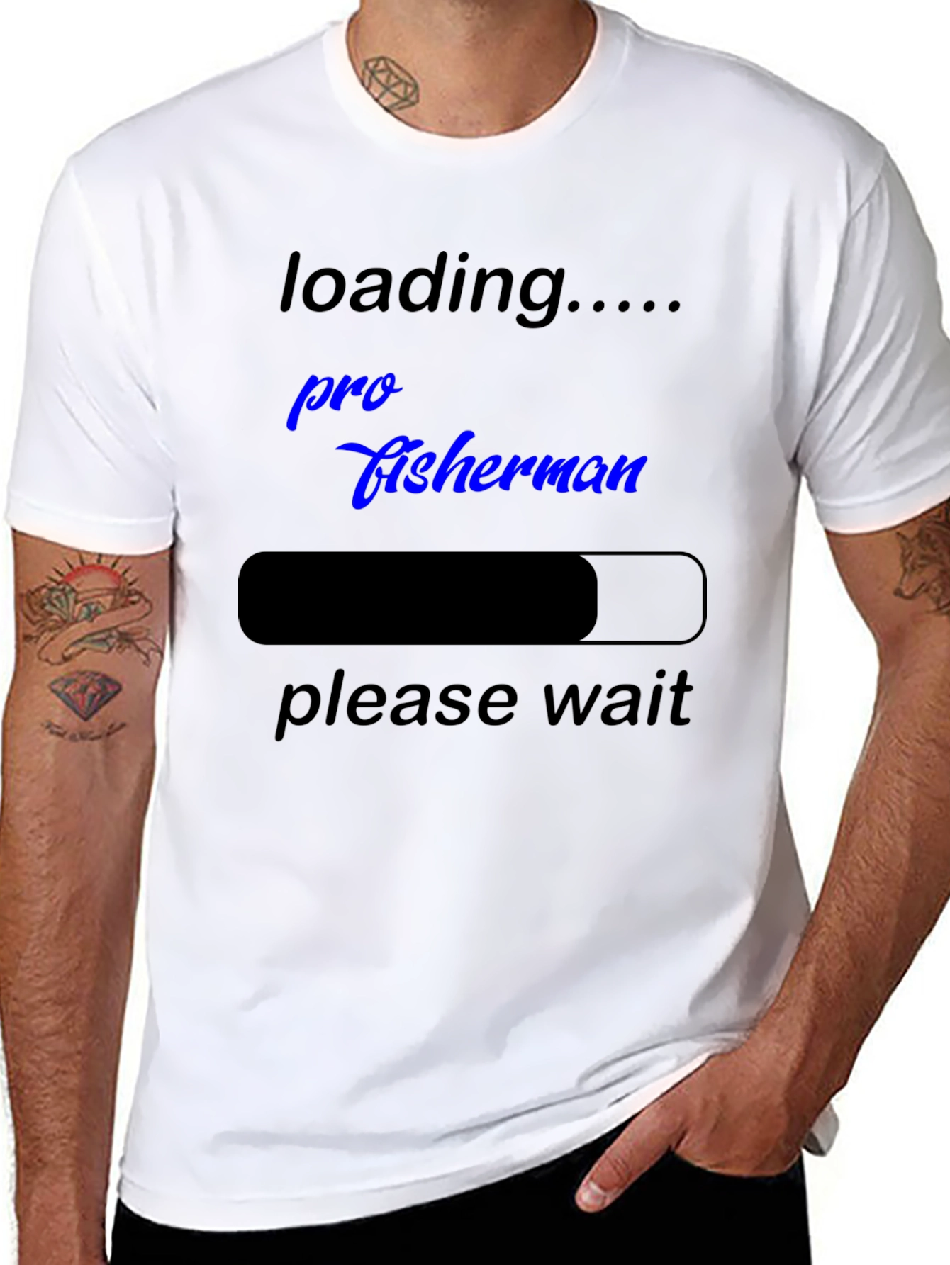 Loading Pro Fisherman Black T-Shirt