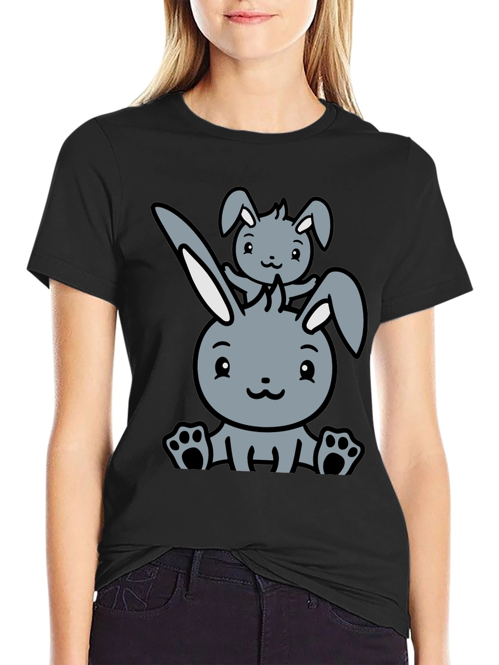 Cute Rabbit Graphic Tee