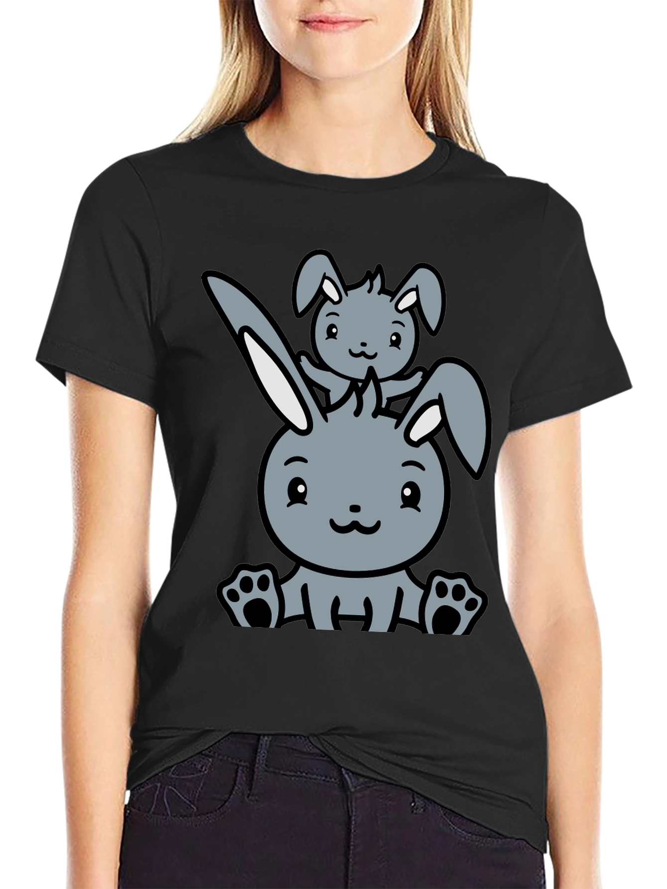 Cute Rabbit Graphic Tee