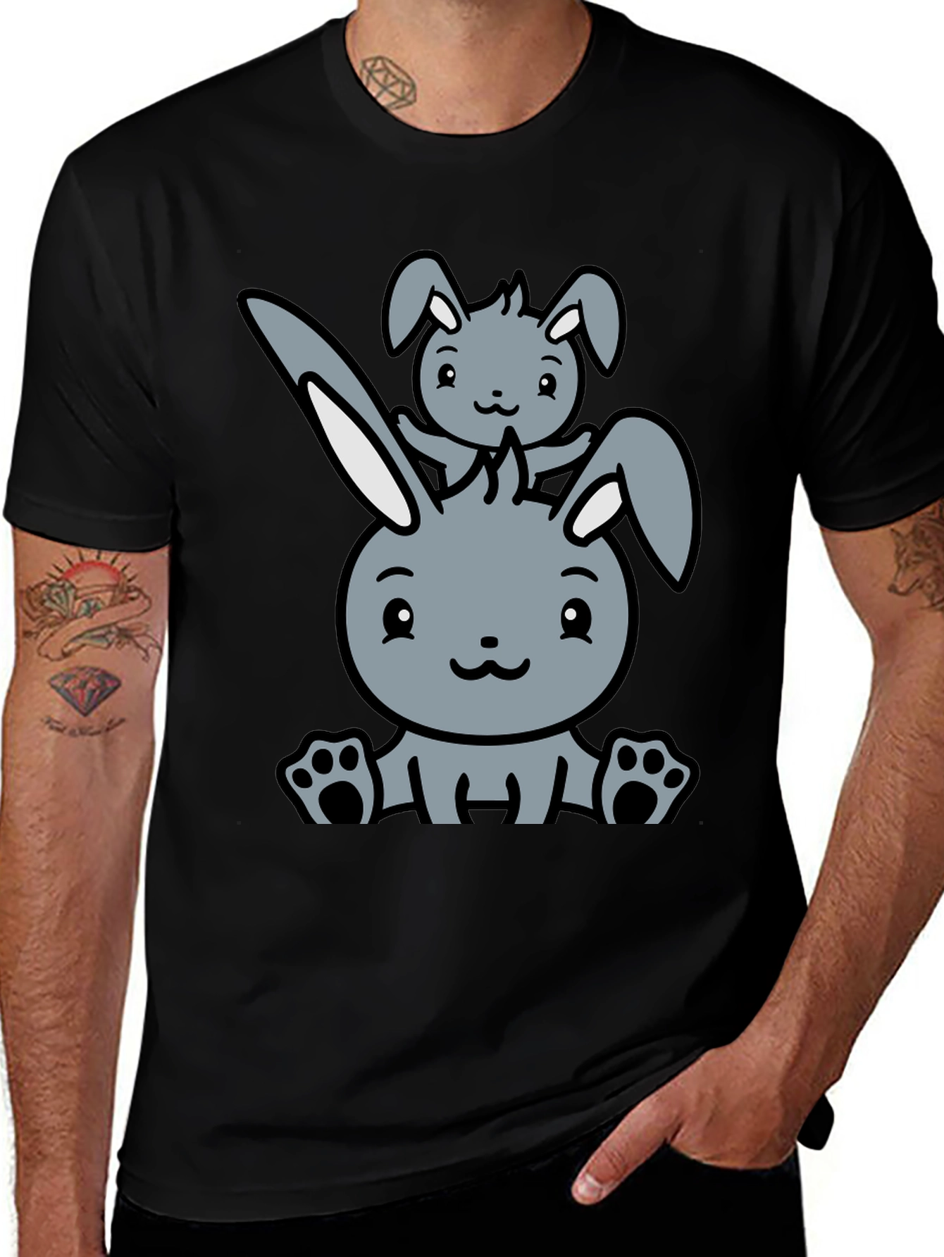 Cute Rabbit Graphic Tee