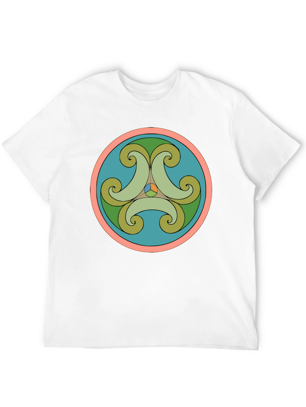 Geometric Circle Design T-Shirt