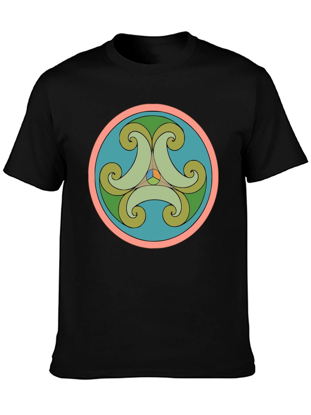 Geometric Circle Design T-Shirt